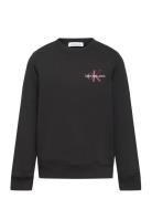 Monogram Cn Sweatshirt Tops Sweatshirts & Hoodies Sweatshirts Black Calvin Klein