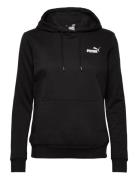 Ess Small Logo Hoodie Fl Sport Sweatshirts & Hoodies Hoodies Black PUMA