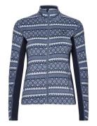 Olga Fleece Sport Sweatshirts & Hoodies Fleeces & Midlayers Blue Kari Traa