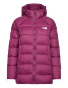 W Hyalite Down Parka - Eu Sport Jackets Padded Jacket Purple The North Face