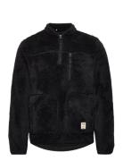 Pine Half Zip Fleece Tops Sweatshirts & Hoodies Fleeces & Midlayers Black Fat Moose