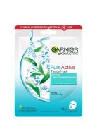 Garnier Skinactive Pureactive Tea Tree Sheet Mask 23 G Beauty Women Skin Care Face Masks Sheetmask Nude Garnier