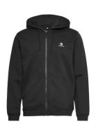 Standard Fit Left Chest Star Chev Emb Full Zip Hoodie Bb Sport Sweatshirts & Hoodies Hoodies Black Converse