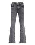 Grtexas Low Flare Grey Bottoms Jeans Regular Jeans Grey Grunt