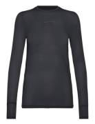 Structure Long Sleeve Sport T-shirts & Tops Long-sleeved Black Röhnisch