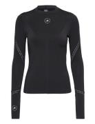 Asmc Tpr Ls Sport T-shirts & Tops Long-sleeved Black Adidas By Stella McCartney
