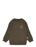 Hmlcosy Sweatshirt Sport Sweatshirts & Hoodies Sweatshirts Khaki Green Hummel