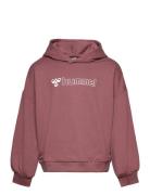 Hmloctova Hoodie Sport Sweatshirts & Hoodies Hoodies Burgundy Hummel