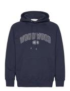 Fred Ivy Hoodie Designers Sweatshirts & Hoodies Hoodies Navy Wood Wood