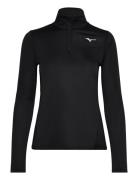 Impulse Core Ls Hz Tee W Sport Sweatshirts & Hoodies Fleeces & Midlayers Black Mizuno