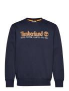Wwes Crew Neck Bb Designers Sweatshirts & Hoodies Sweatshirts Navy Timberland
