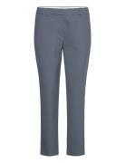 Kyliefv Crop Bottoms Trousers Slim Fit Trousers Blue FIVEUNITS