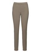 Angelie Pure 238 Green Tea Bottoms Trousers Slim Fit Trousers Khaki Green FIVEUNITS