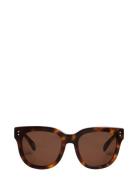 Monza Accessories Sunglasses D-frame- Wayfarer Sunglasses Brown Corlin Eyewear