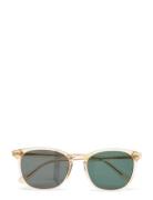 Sean Accessories Sunglasses D-frame- Wayfarer Sunglasses Cream MessyWeekend