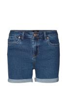 Vmluna Mr Fold Shorts Mix Ga Noos Bottoms Shorts Denim Shorts Blue Vero Moda