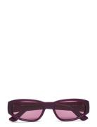 Jarman Plum Accessories Sunglasses D-frame- Wayfarer Sunglasses Purple CHIMI