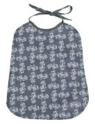 Eating Bib, Large, Dark Grey Tractor Baby & Maternity Baby Feeding Bibs Sleeveless Bibs Blue Smallstuff