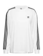 3 S Longsleeve Sport T-shirts & Tops Long-sleeved White Adidas Originals