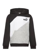 Puma Power Colorblock Hoodie Tr B Sport Sweatshirts & Hoodies Hoodies Black PUMA