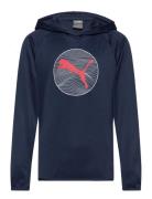 Active Sports Poly Hoodie B Sport Sweatshirts & Hoodies Hoodies Navy PUMA