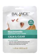 Balance Active Formula Niacinamide Sheet Mask Beauty Women Skin Care Face Masks Sheetmask White Balance Active Formula