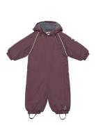 Nylon Baby Suit - Solid Outerwear Coveralls Snow-ski Coveralls & Sets Purple Mikk-line