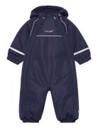 Wholesuit- Solid, W. 2 Zippers Outerwear Coveralls Snow-ski Coveralls & Sets Navy CeLaVi