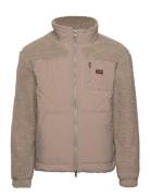 Sherpa Workwear Hybrid Jacket Tops Sweatshirts & Hoodies Fleeces & Midlayers Beige Superdry