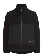 W Gale Pile Zip Jacket Sport Sweatshirts & Hoodies Fleeces & Midlayers Black Sail Racing