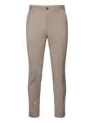 Slhslim-Myloelton Wool Trs Noos Bottoms Trousers Formal Beige Selected Homme