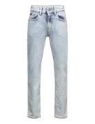 Reg. Straight Optic Light Blue Bottoms Jeans Regular Jeans Blue Calvin Klein