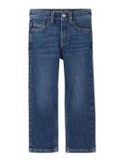 Straight Denim Pants Bottoms Jeans Regular Jeans Blue Tom Tailor