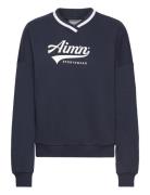 Pitch V-Neck Sweatshirt Sport Sweatshirts & Hoodies Sweatshirts Navy AIM'N