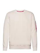 Usn Blood Chit Sweater Designers Sweatshirts & Hoodies Sweatshirts Cream Alpha Industries