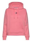 Tjw Bxy Badge Hoodie Tops Sweatshirts & Hoodies Hoodies Pink Tommy Jeans