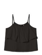 Nlffang Strap Top Tops T-shirts Sleeveless Black LMTD