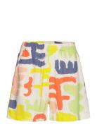 Carnival Print Viscose Blend Short Bottoms Shorts Casual Shorts Multi/patterned Bobo Choses