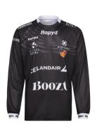 Iceland Goalkeeper Shirt 23/24 Sport T-Langærmet Skjorte Black Kempa