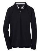 Raglan Perth Layer Sport Sweatshirts & Hoodies Sweatshirts Black Peter Millar
