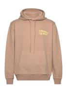 Nb Sthlm La Hoodie Brown Designers Sweatshirts & Hoodies Hoodies Brown Nikben