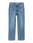 Nkfrose Hw Straight Jeans 9222-Be Noos Bottoms Jeans Regular Jeans Blue Name It