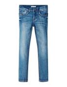 Nkmpete Skinny Jeans 4111-On Noos Bottoms Jeans Skinny Jeans Blue Name It