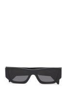 0Pr A01S 53 16K08Z Accessories Sunglasses D-frame- Wayfarer Sunglasses Black Prada Sunglasses