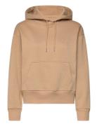 Icon G Essential Hoodie Tops Sweatshirts & Hoodies Hoodies Beige GANT