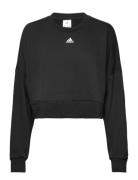 Aeroready Studio Loose Sweatshirt Sport Sweatshirts & Hoodies Sweatshirts Black Adidas Performance