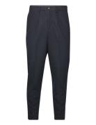 Slhslimtapedan Flannel Trouser O Bottoms Trousers Formal Navy Selected Homme