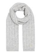 Th Timeless Scarf Accessories Scarves Winter Scarves Grey Tommy Hilfiger