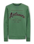 Kobhermand L/S O-Neck Box Swt Tops Sweatshirts & Hoodies Sweatshirts Green Kids Only