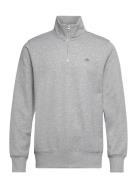 Reg Shield Half Zip Sweat Tops Sweatshirts & Hoodies Sweatshirts Grey GANT